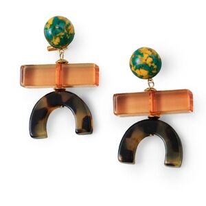 Rachel Comey Multicolor Statement Earrings